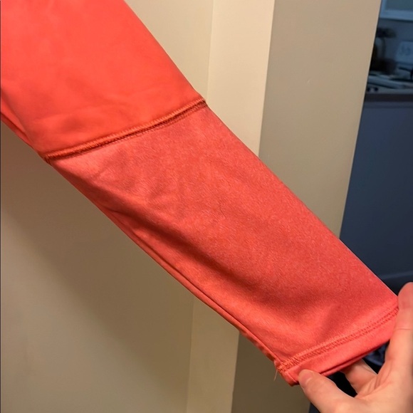 North face 2 tone orange women’s quarter zip top size extra large - Picture 5 of 12